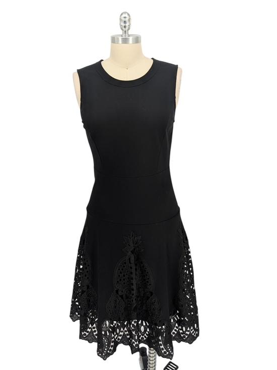Kobi Halperin Dresses & Skirts - 00061 Kobi Embroidered Eyelet Dress Black size 6 preppy cocktail Business casual
